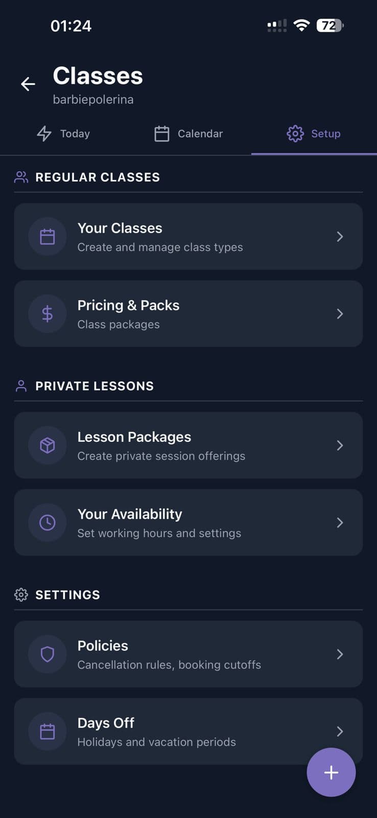 PoleSquad Classes Setup